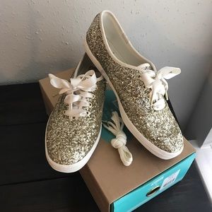 Kate Spade glitter Keds